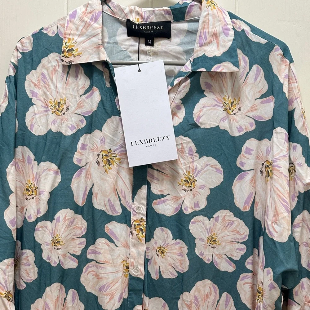 Lexbreezy Hawaii Button up Dress - Picture 2 of 3